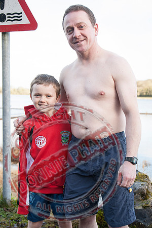 Galloon Island Charity Swim on New Year's Day.