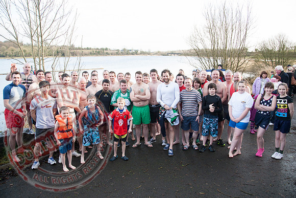 Galloon Island Charity Swim on New Year's Day.