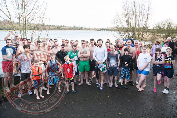 Galloon Island Charity Swim on New Year's Day.
