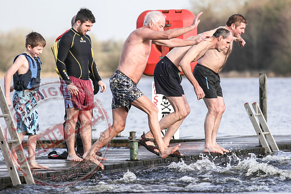 Galloon Island Charity Swim on New Year's Day.