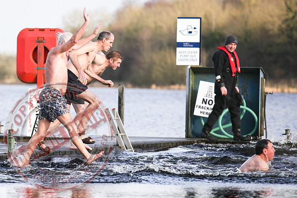 Galloon Island Charity Swim on New Year's Day.