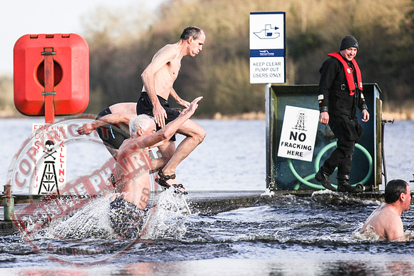 Galloon Island Charity Swim on New Year's Day.