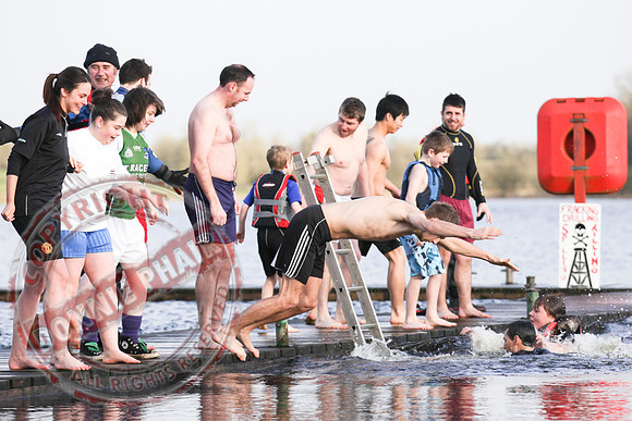 Galloon Island Charity Swim on New Year's Day.
