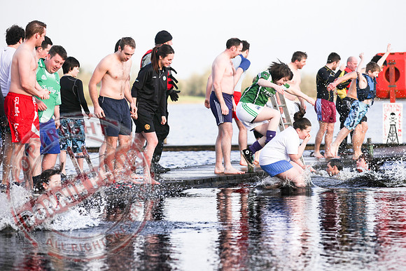 Galloon Island Charity Swim on New Year's Day.
