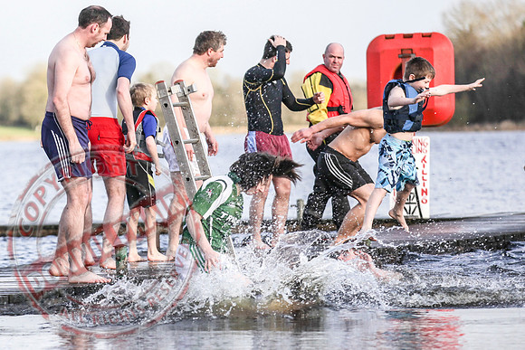 Galloon Island Charity Swim on New Year's Day.