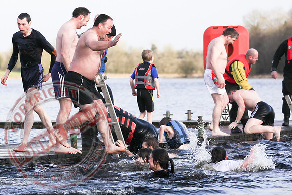Galloon Island Charity Swim on New Year's Day.