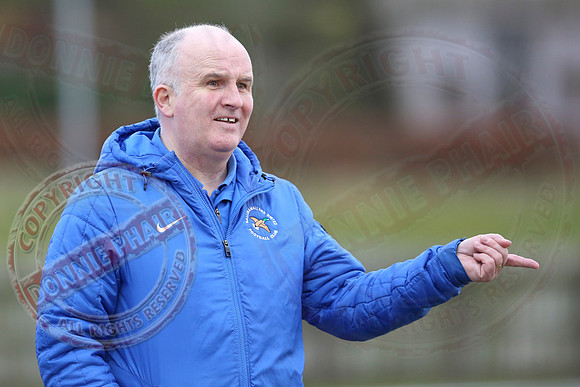 Ballinamallard United (0) V Glentoran (3) in IFA Premiership.