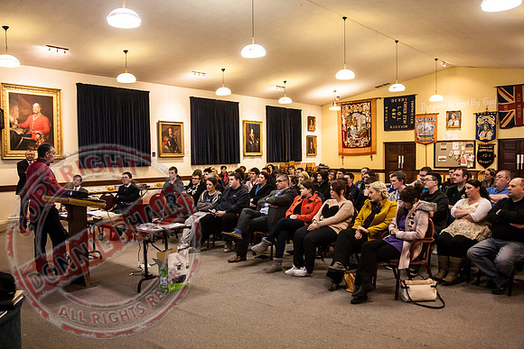 Youth Leadership Meeting in the District Orange Lodge, Enniskillen.