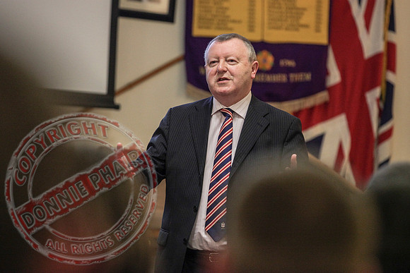 Youth Leadership Meeting in the District Orange Lodge, Enniskillen.