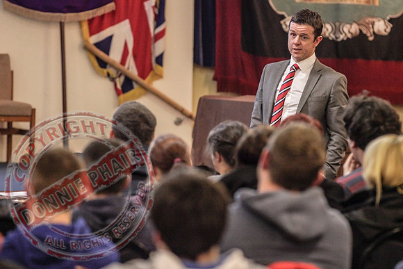 Youth Leadership Meeting in the District Orange Lodge, Enniskillen.