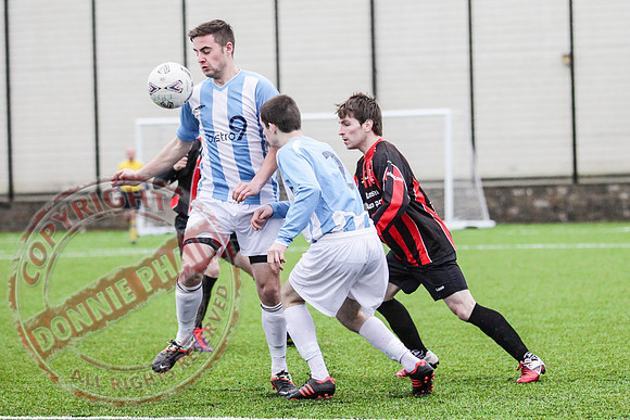 Lisnaskea Rovers (2) V Ardmore (1) in Irish Junior Cup.