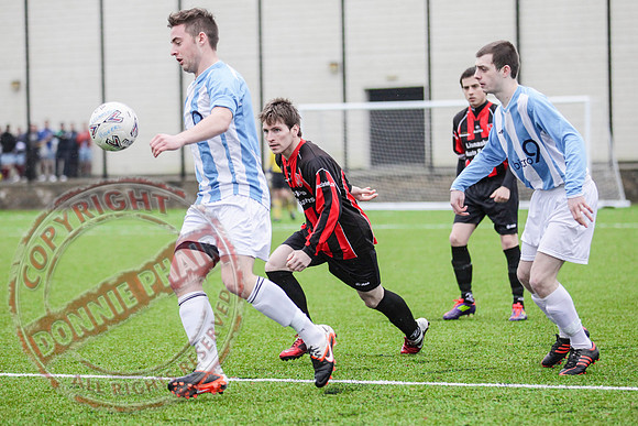 Lisnaskea Rovers (2) V Ardmore (1) in Irish Junior Cup.
