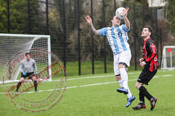 Lisnaskea Rovers (2) V Ardmore (1) in Irish Junior Cup.