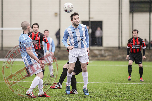 Lisnaskea Rovers (2) V Ardmore (1) in Irish Junior Cup.
