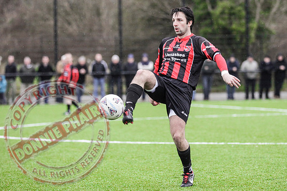 Lisnaskea Rovers (2) V Ardmore (1) in Irish Junior Cup.