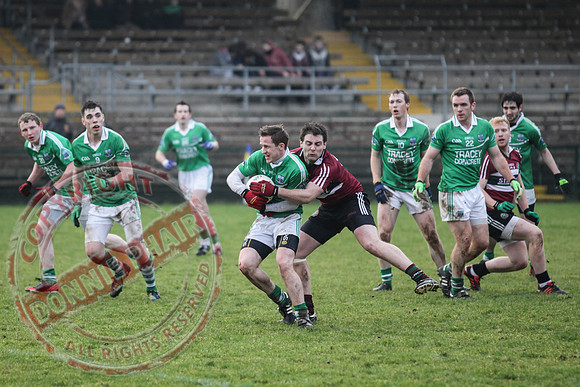 Fermanagh (2-15) V St. Mary's (1-5) in Dr. McKenna Cup.  Senior Men GAA Football.