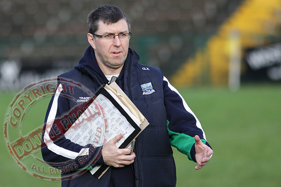 Fermanagh (2-15) V St. Mary's (1-5) in Dr. McKenna Cup.  Senior Men GAA Football.