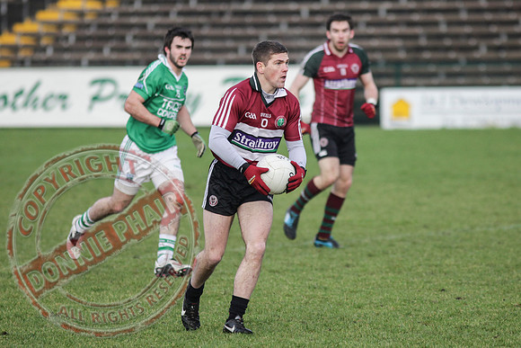 Fermanagh (2-15) V St. Mary's (1-5) in Dr. McKenna Cup.  Senior Men GAA Football.