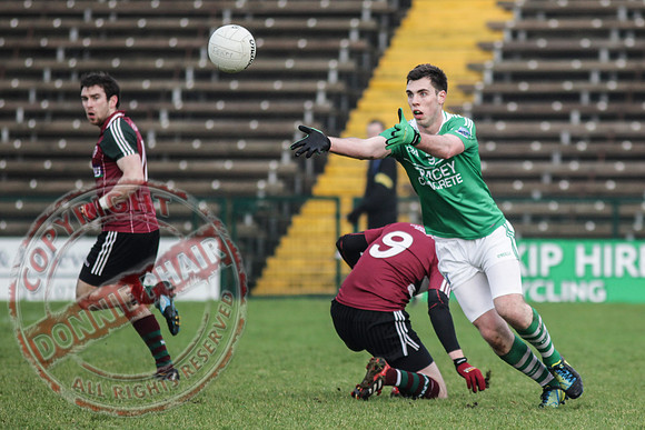 Fermanagh (2-15) V St. Mary's (1-5) in Dr. McKenna Cup.  Senior Men GAA Football.