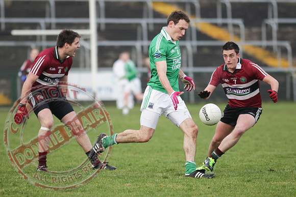 Fermanagh (2-15) V St. Mary's (1-5) in Dr. McKenna Cup.  Senior Men GAA Football.