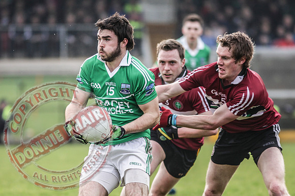 Fermanagh (2-15) V St. Mary's (1-5) in Dr. McKenna Cup.  Senior Men GAA Football.