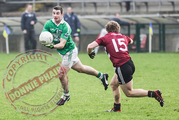 Fermanagh (2-15) V St. Mary's (1-5) in Dr. McKenna Cup.  Senior Men GAA Football.