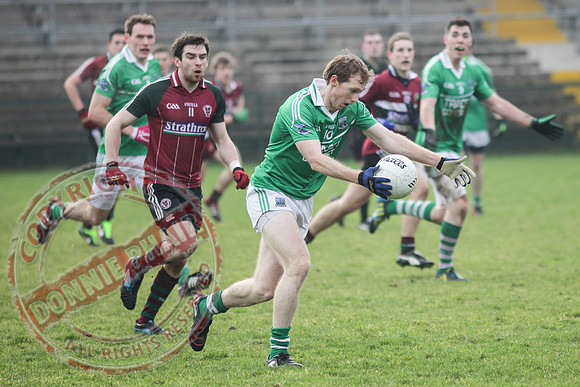 Fermanagh (2-15) V St. Mary's (1-5) in Dr. McKenna Cup.  Senior Men GAA Football.