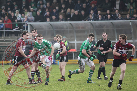 Fermanagh (2-15) V St. Mary's (1-5) in Dr. McKenna Cup.  Senior Men GAA Football.