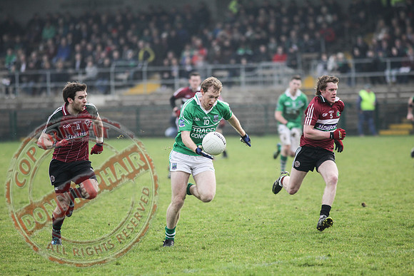 Fermanagh (2-15) V St. Mary's (1-5) in Dr. McKenna Cup.  Senior Men GAA Football.