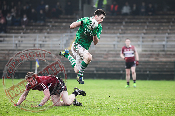 Fermanagh (2-15) V St. Mary's (1-5) in Dr. McKenna Cup.  Senior Men GAA Football.