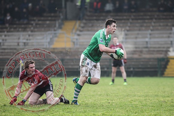 Fermanagh (2-15) V St. Mary's (1-5) in Dr. McKenna Cup.  Senior Men GAA Football.