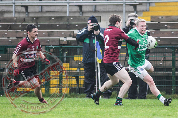 Fermanagh (2-15) V St. Mary's (1-5) in Dr. McKenna Cup.  Senior Men GAA Football.
