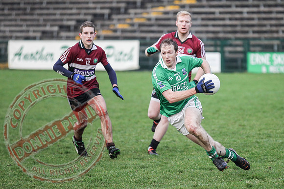 Fermanagh (2-15) V St. Mary's (1-5) in Dr. McKenna Cup.  Senior Men GAA Football.
