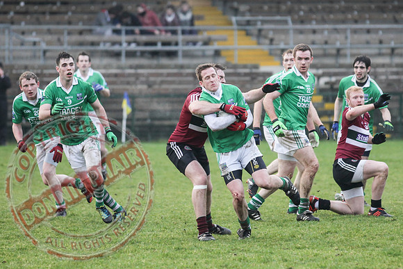 Fermanagh (2-15) V St. Mary's (1-5) in Dr. McKenna Cup.  Senior Men GAA Football.