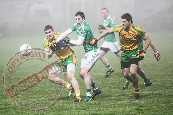 Fermanagh (2-15) V Donegal (2-07) in Dr. McKenna Cup.  Senior Men GAA Football.