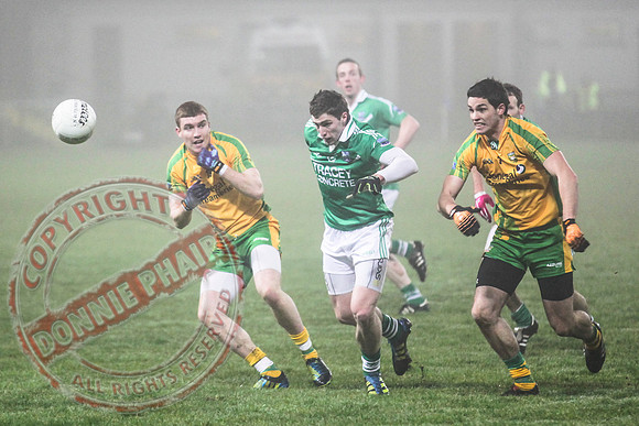 Fermanagh (2-15) V Donegal (2-07) in Dr. McKenna Cup.  Senior Men GAA Football.