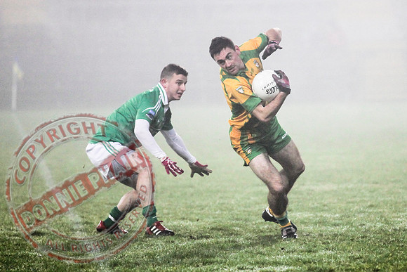 Fermanagh (2-15) V Donegal (2-07) in Dr. McKenna Cup.  Senior Men GAA Football.