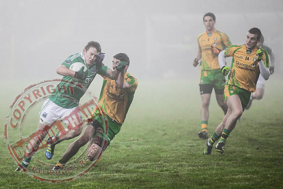 Fermanagh (2-15) V Donegal (2-07) in Dr. McKenna Cup.  Senior Men GAA Football.
