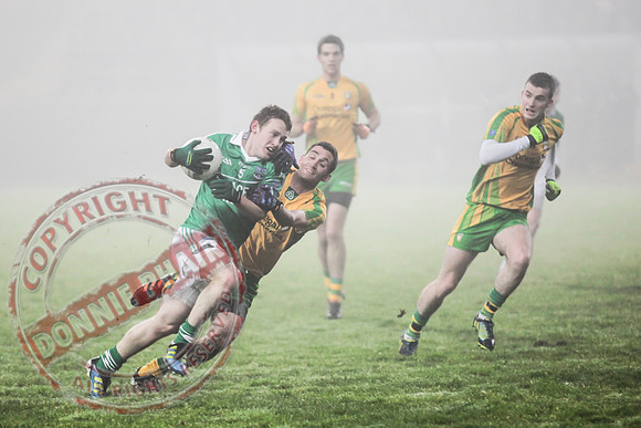 Fermanagh (2-15) V Donegal (2-07) in Dr. McKenna Cup.  Senior Men GAA Football.