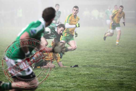 Fermanagh (2-15) V Donegal (2-07) in Dr. McKenna Cup.  Senior Men GAA Football.