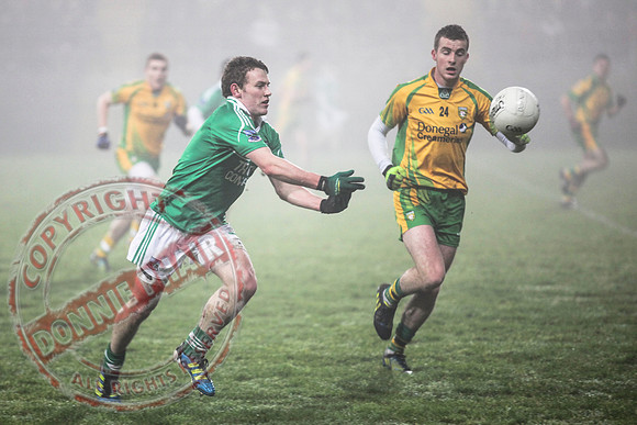 Fermanagh (2-15) V Donegal (2-07) in Dr. McKenna Cup.  Senior Men GAA Football.