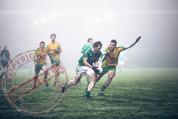 Fermanagh (2-15) V Donegal (2-07) in Dr. McKenna Cup.  Senior Men GAA Football.