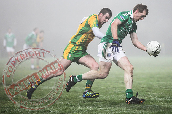 Fermanagh (2-15) V Donegal (2-07) in Dr. McKenna Cup.  Senior Men GAA Football.