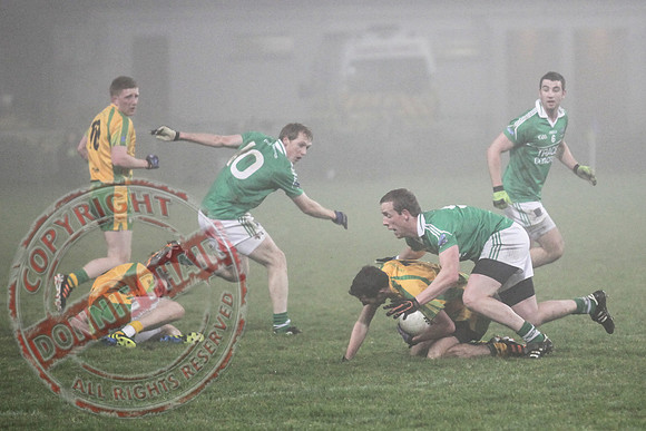 Fermanagh (2-15) V Donegal (2-07) in Dr. McKenna Cup.  Senior Men GAA Football.
