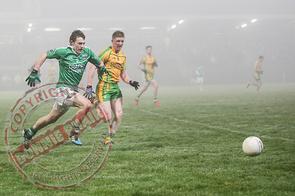 Fermanagh (2-15) V Donegal (2-07) in Dr. McKenna Cup.  Senior Men GAA Football.