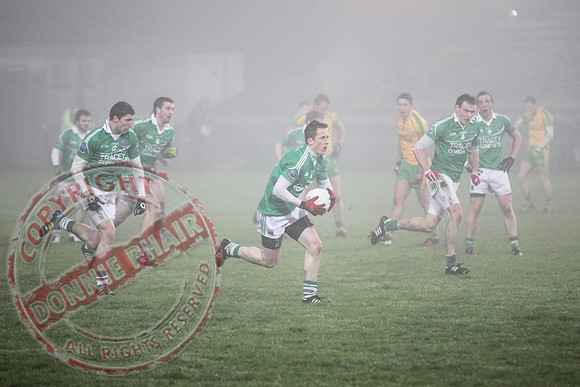 Fermanagh (2-15) V Donegal (2-07) in Dr. McKenna Cup.  Senior Men GAA Football.