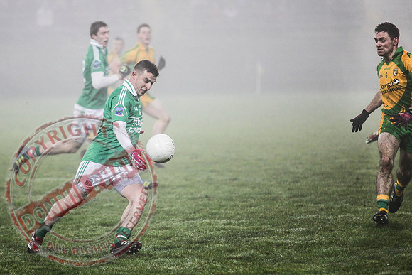Fermanagh (2-15) V Donegal (2-07) in Dr. McKenna Cup.  Senior Men GAA Football.