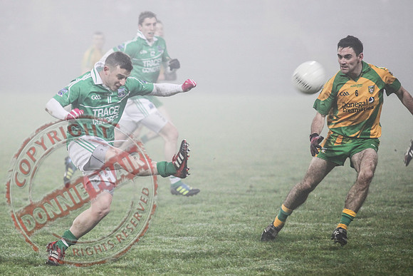 Fermanagh (2-15) V Donegal (2-07) in Dr. McKenna Cup.  Senior Men GAA Football.