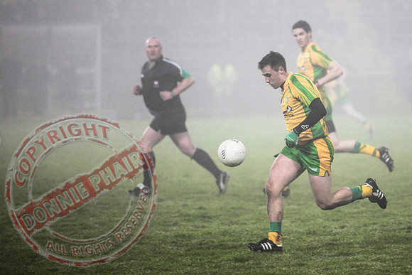 Fermanagh (2-15) V Donegal (2-07) in Dr. McKenna Cup.  Senior Men GAA Football.