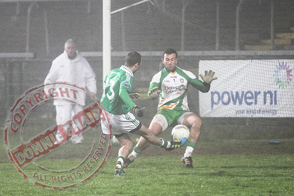 Fermanagh (2-15) V Donegal (2-07) in Dr. McKenna Cup.  Senior Men GAA Football.